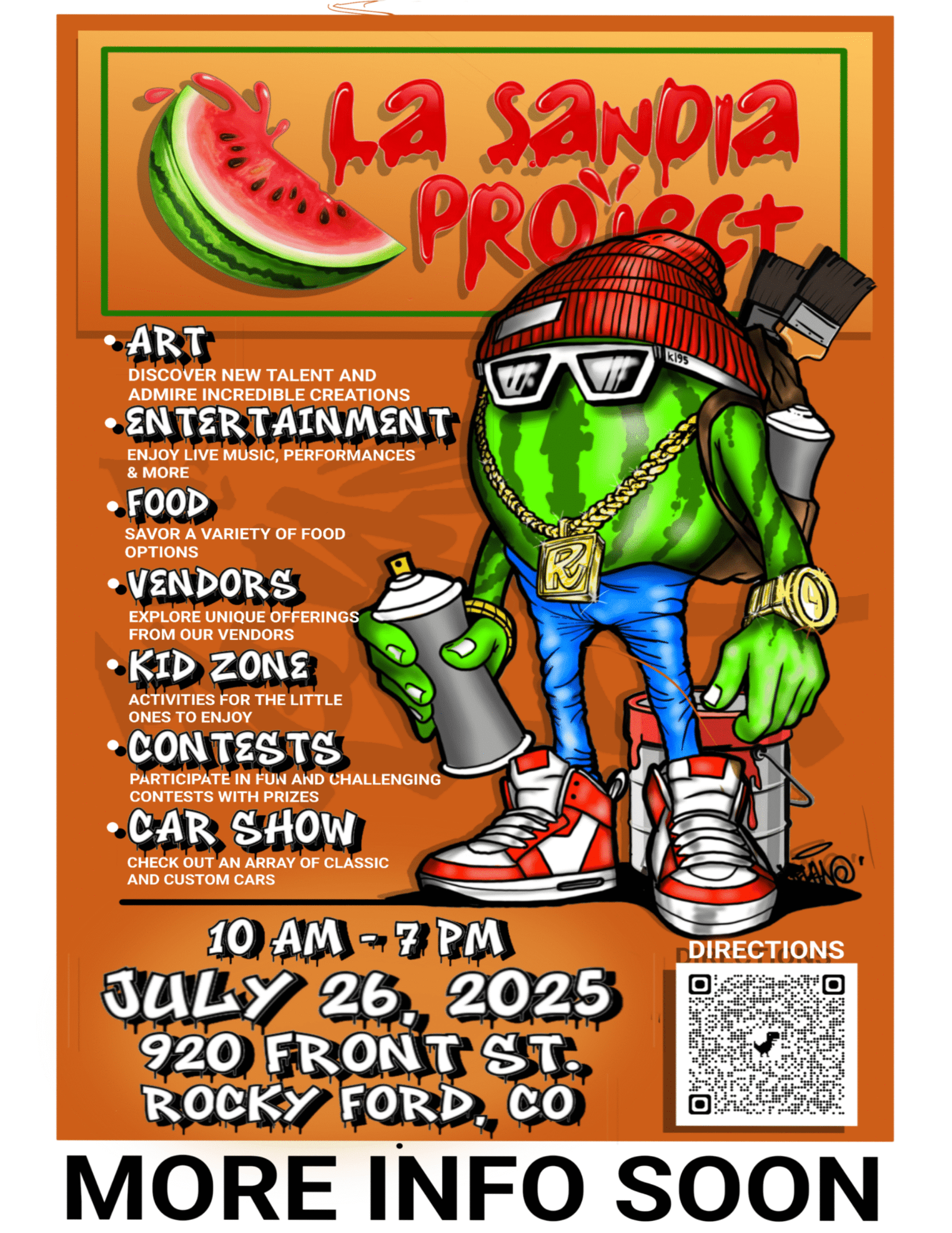 La Sandia Project plans event for July 26, 2025 in Rocky Ford,Colorado
